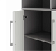 Шкаф распашной HR/3/3 КОБОР 90/40/M aluminum/premium