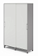Шкаф-купе HK/5 КОБОР 120/40/M aluminum/premium