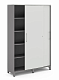 Шкаф-купе HK/5 КОБОР 120/40/M aluminum/premium