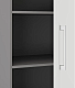 Шкаф распашной HR/5 КОБОР 45/40/M aluminum/premium