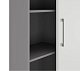 Шкаф-купе HK/5 КОБОР 120/40/M aluminum/premium