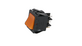 Однополюсный кнопочный переключатель оранжевый (LF3319762)