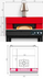 Печь для пиццы газовая Voltaire Classic MET OEM-ALI