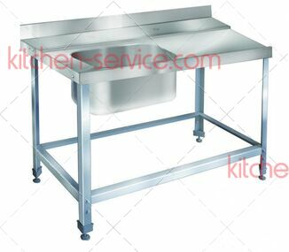Стол для грязной посуды 509546 1300 мм с отверстием для отходов (ДЛЯ T/TA/TS) SILANOS