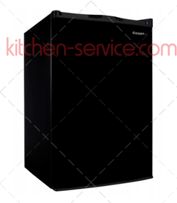 Шкаф холодильный с глухой дверью TBC-145S черный COOLEQ