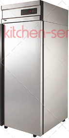 Шкаф холодильный с глухой дверью CV107-G (нержавеющий) POLAIR
