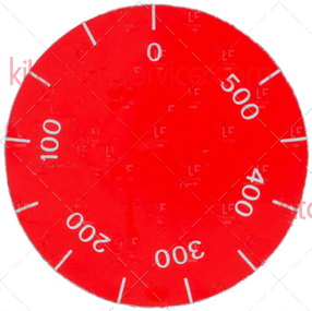 Красный разметочный диск для ручки 500C PIZZA GROUP (5820200)