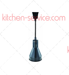 Лампа инфракрасная HKN-DL825 (чёрная) HURAKAN