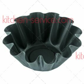 Форма гофрированная для кексов, 100 мл, 5х9,5 см, h3,5 см P.L. PROFF CUISINE (ФК100 МТ)