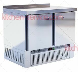 Шкаф-стол холодильный СШС-0,2 GN-1000 NDSBS, нержавейка CRYSPI