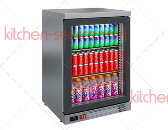 Стол холодильный барный TD101-Grande (черный) POLAIR
