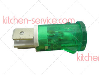 Лампа индикаторная зеленая для поверхности жарочной EN818 ECOLUN (HEG818_11)