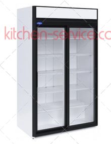 Шкаф холодильный Капри 1,12СК купе ступенчатый МАРИХОЛОДМАШ