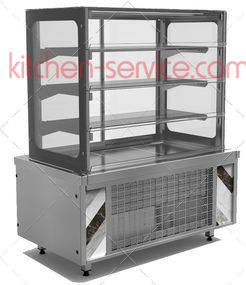 Витрина кондитерская холодильная закрытая (2 полки) RCC32A City Челябторгтехника