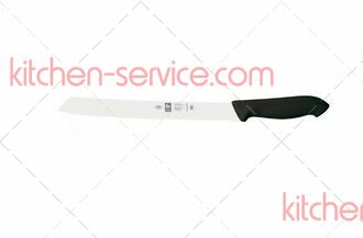 Нож для хлеба 250-375 мм, с волнистой кромкой, черный, HoReCa ICEL (30158)