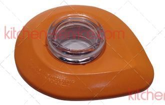 Крышка (мандарин) с мерным стаканом для блендера KSB555 KitchenAid (КитченЭйд) (W10236602)