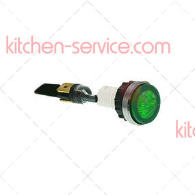 Лампа индикаторная зеленая 24В для ELETTROBAR (COM130117)