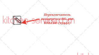Переключатель для овощерезки RG-400 HALLDE (15442)