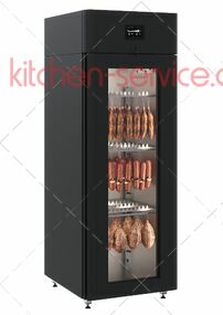 Шкаф холодильный CS107 Salami blaсk стеклянная дверь POLAIR