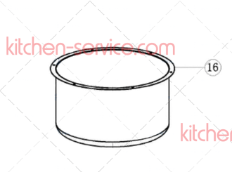 Чаша внутренняя для рисоварки HKN-SR180 HURAKAN