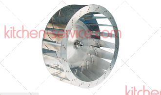 Крыльчатка вентилятора 400 мм для печи (5001539)