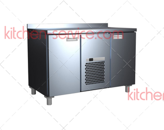 Стол холодильный T70 L2-1 2GN/LT с бортом (9006-2 корпус серый) ПОЛЮС