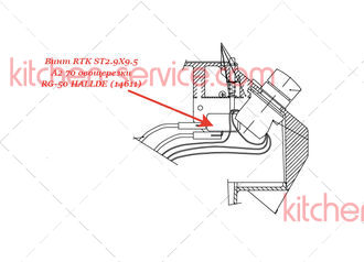 Винт RTK ST2.9X9.5 A2 70 для овощерезки RG-50 HALLDE (14611)