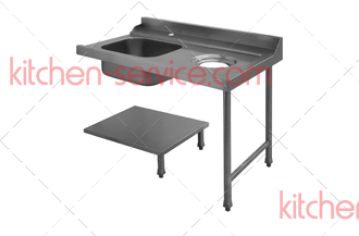 Стол для грязной посуды PALS 120 DX ELETTROBAR