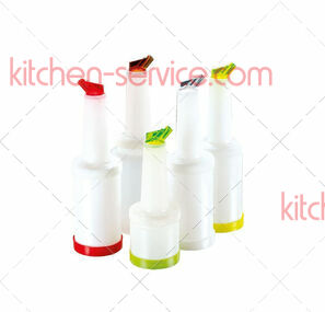 Емкость для сока 1 л с лейкой, пластик P.L. PROFF CUISINE (JD-BSP1L/коробка 48 шт)