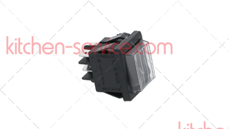 Выключатель двухполюсный черный 16А 250В для FAEMA (532022300)