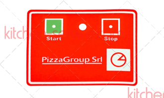 Панель кнопочная из поликарбоната для PIZZA GROUP (A93OL78007)