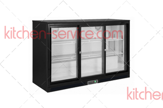 Шкаф барный холодильный GN-320HS черный ROAL