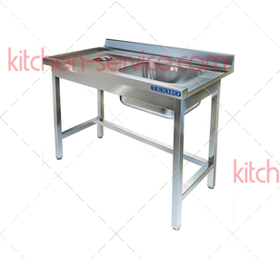 Стол приставной к посудомоечной машине СПО-532/1207П (левый край) ТЕХНО-ТТ