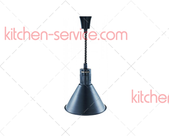 Лампа инфракрасная HKN-DL800 (чёрная) HURAKAN