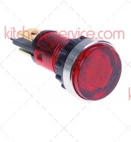 Лампа индикаторная красная 230В для COMENDA (130120)