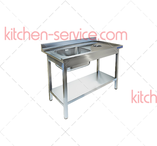 Стол приставной к посудомоечной машине СПО-523/1207П (правый край) ТЕХНО-ТТ