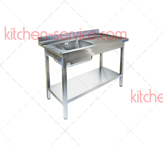 Стол приставной к посудомоечной машине СПМ-523/1207Л (левый край) ТЕХНО-ТТ