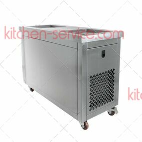 Фризер для ролл мороженого KCB-2F стол для топпингов, 2 компрессора FOODATLAS