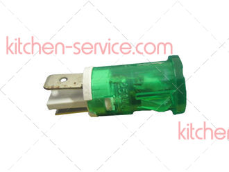 Лампа индикаторная зеленая для гриля контактного MAGESTIC/PANIN ECOLUNI (HEG-813_27)