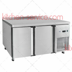 Стол холодильный СХС-60-01 (2 секции с бортом) ABAT