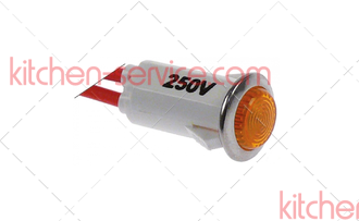 Лампа индикаторная оранжевая 250 В для GARLAND (G01296-2)