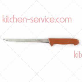 Нож филейный 20 см PRO-Line коричневая ручка P.L. PROFF CUISINE (KB-3808-200-BR201-RE-PL)