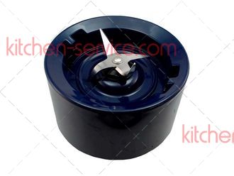 Основание стакана с ножом (синее) для KSB555 KitchenAid (КитченЭйд) (W10279522)