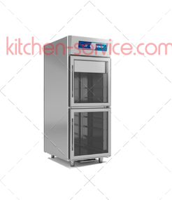 Шкаф холодильный CP ONE RU с двойной стеклянной дверью и выносным агрегатом IRINOX 