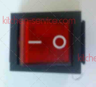 BQ105-7R Выключатель с подсветкой для фризера Starfood BQ105(красный)
