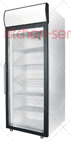 Шкаф холодильный со стеклом DM105-S с механическим замком POLAIR 