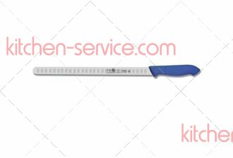 Нож для рыбы 300-420 мм с бороздками, синий HoReCa ICEL (35583)