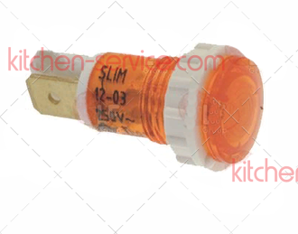 Лампа индикаторная оранжевая для машины посудомоечной ELFRAMO (28100011)