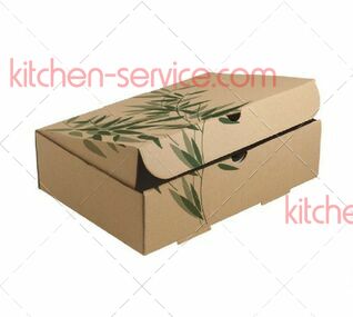 Коробка Feel Green для еды на вынос 26x18x7 см GARCIA DE POU (211.48)