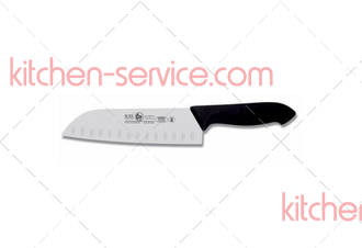 Нож японский 18 см с бороздками, черный HORECA PRIME 28100.HR85000.180 ICEL